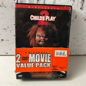 Childs Play 2 & Bride Of Chucky 2 New Factory Sealed DVDs